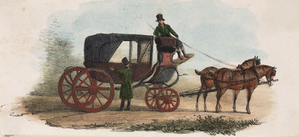 Early 19th Century Horse Drawn Coach